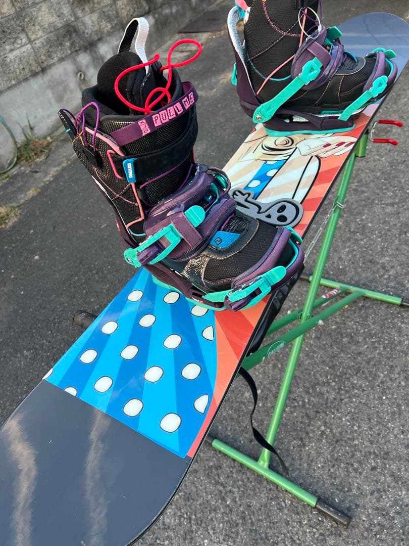 女性、グラトリに最適‼︎BOUNDの板とビンディング、ブーツのセット