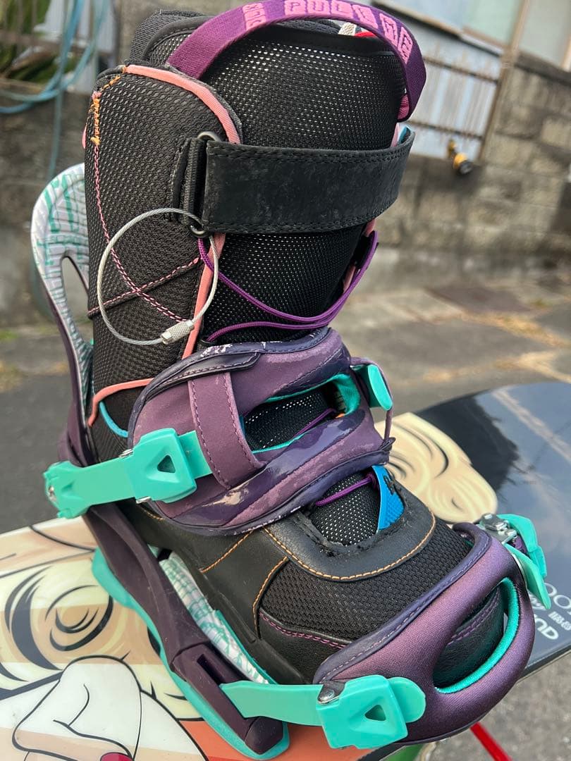 女性、グラトリに最適‼︎BOUNDの板とビンディング、ブーツのセット