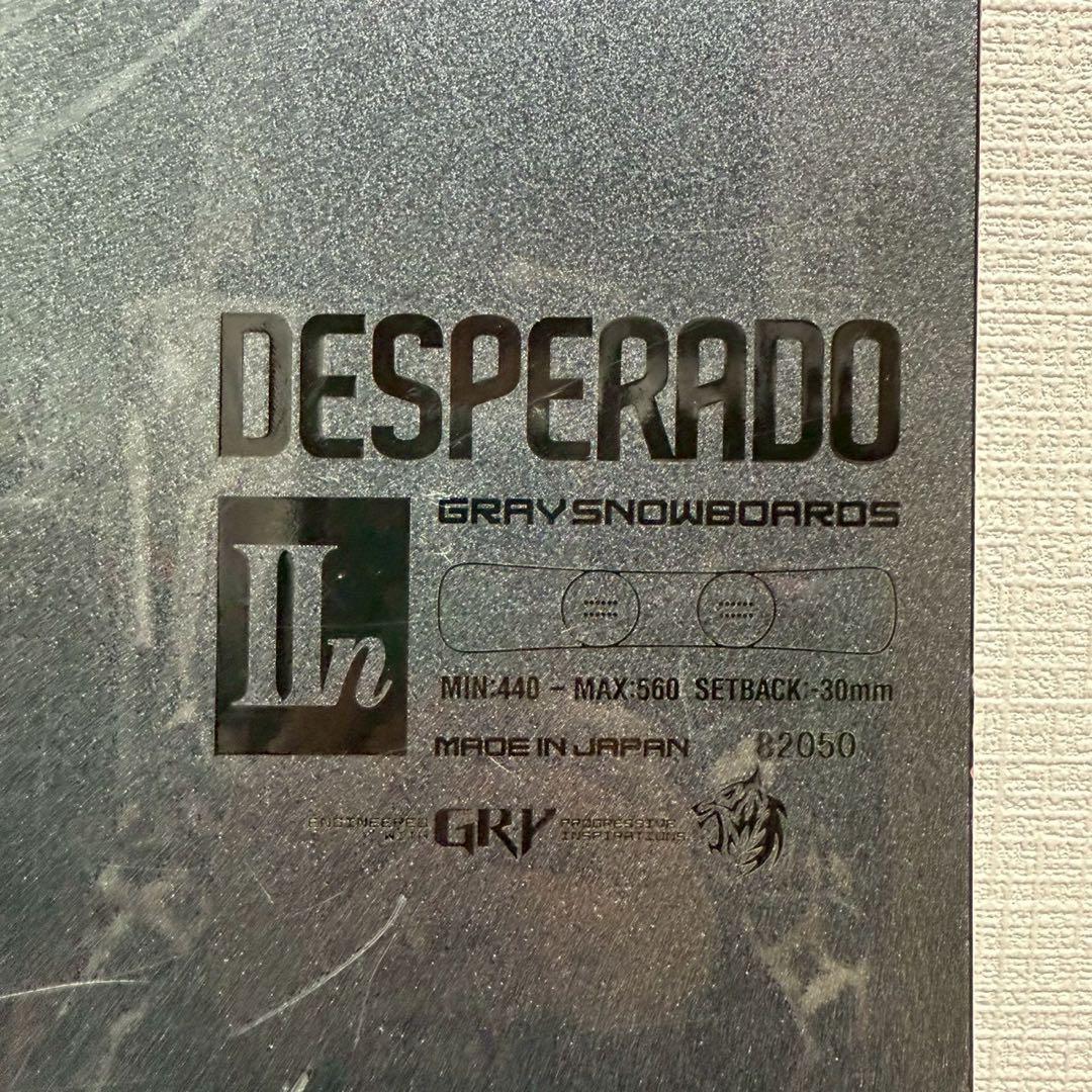 GRAY DESPERADO Ⅱn 151 スノーボード デスペラード