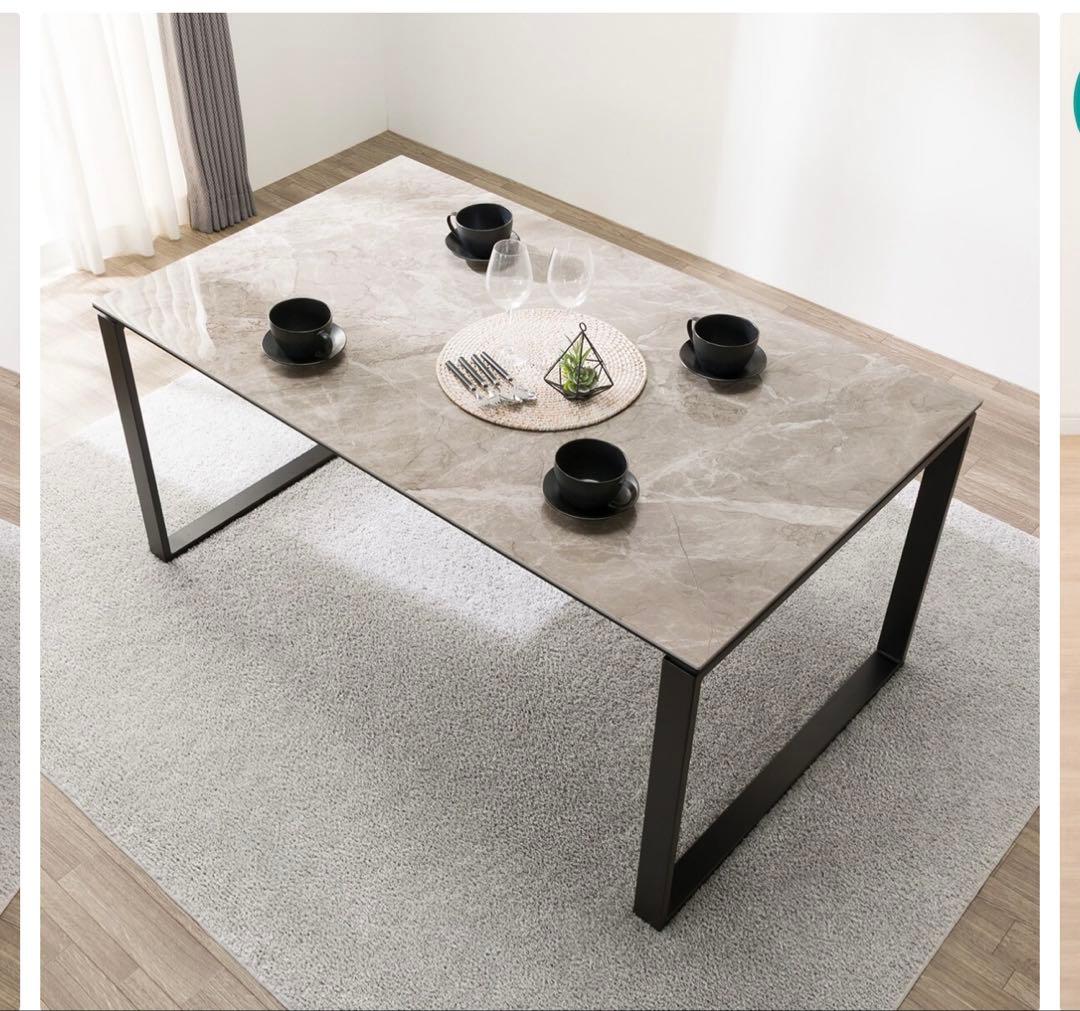 ニトリ セラミックダイニングテーブル135 ベージュ