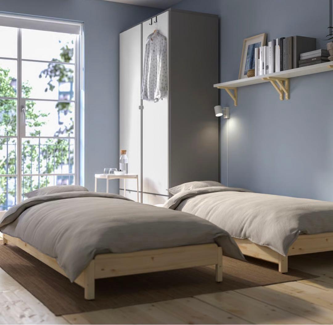 引取希望　IKEA UTÅKER ウトーケルベッドフレーム&マットレス