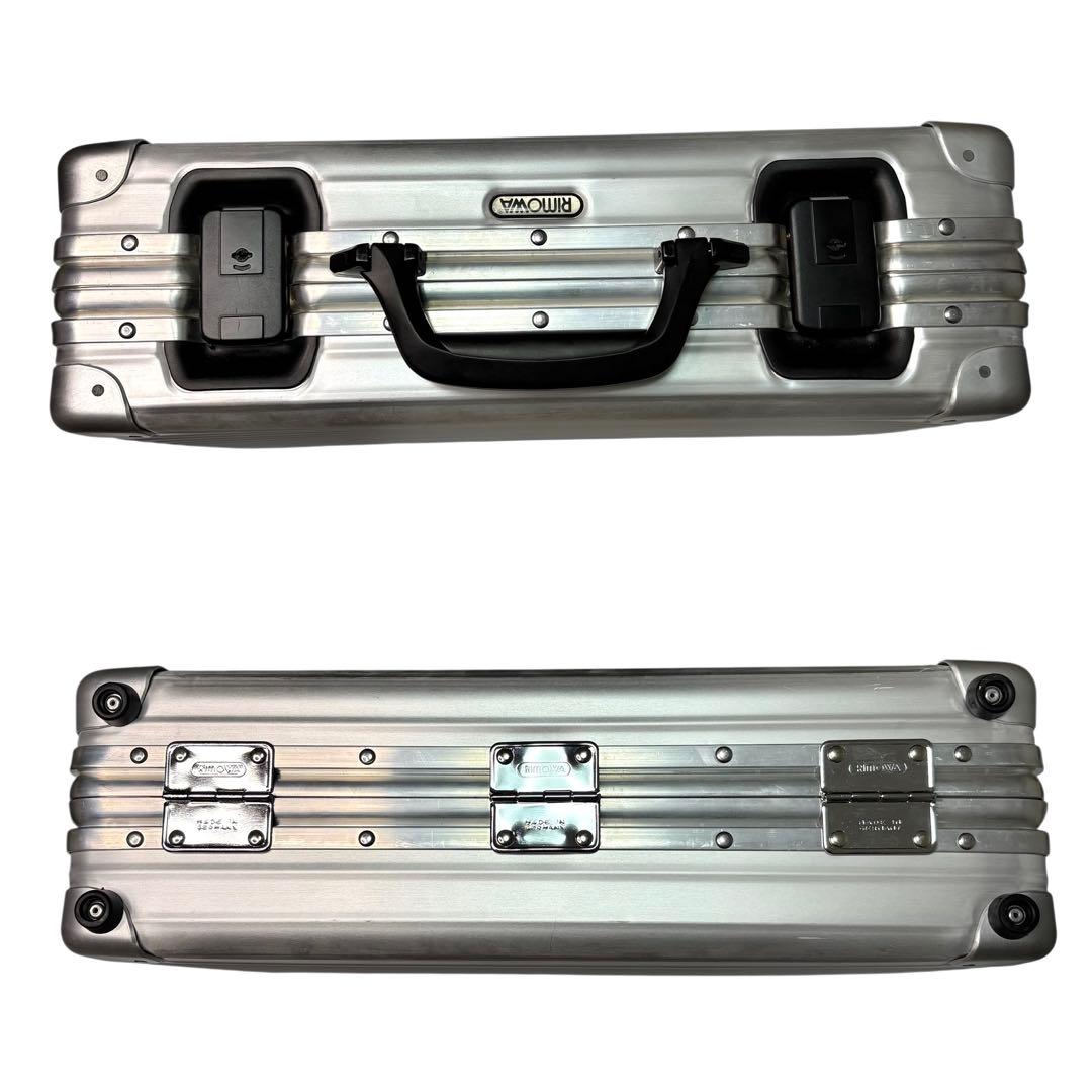 入手困難✨ヴィンテージ リモワ トパーズ アタッシュケース シルバー 廃盤