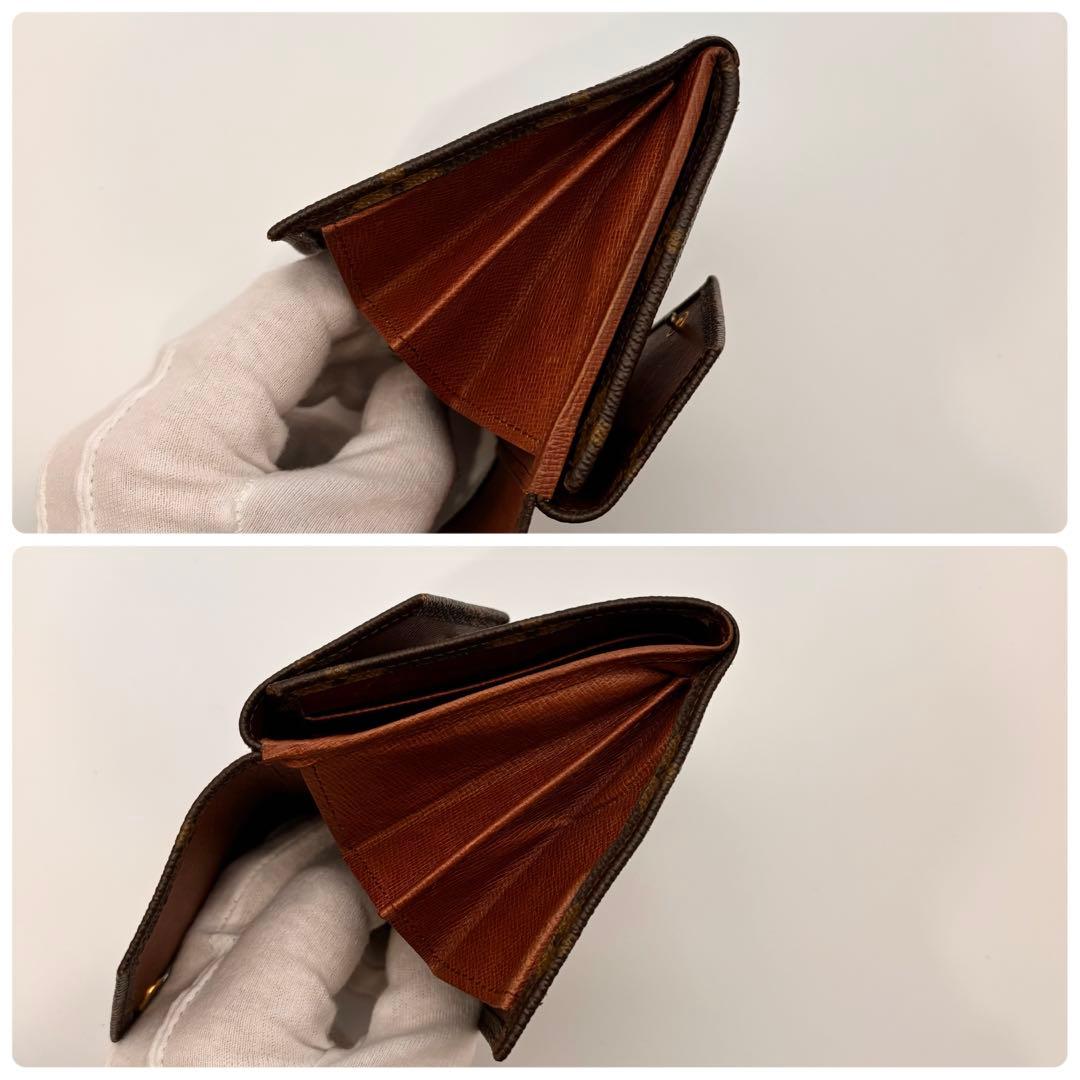 ルイヴィトン✨モノグラム✨ポルトモネ ビエ カルトクレディ Ｗホック 折り財布