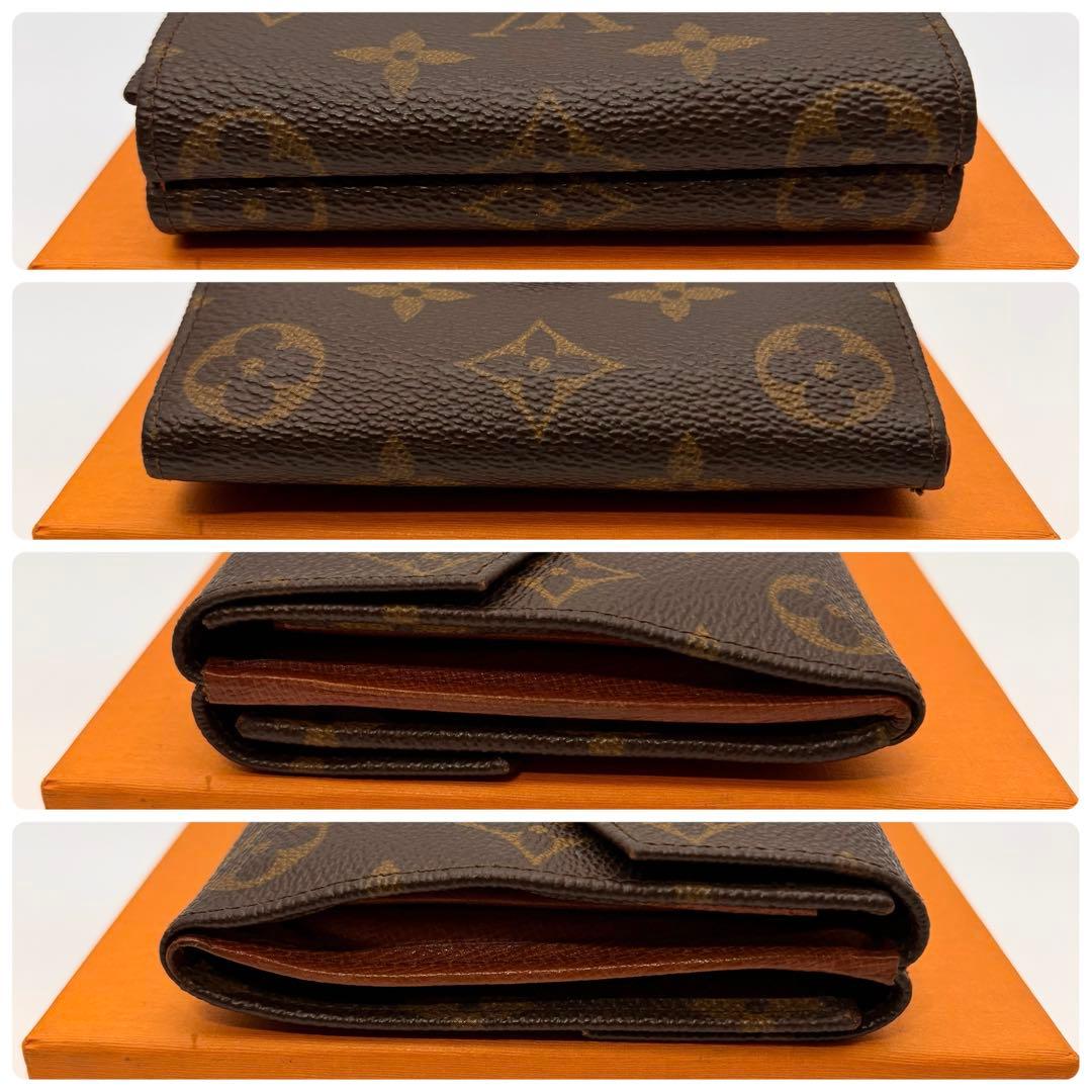 ルイヴィトン✨モノグラム✨ポルトモネ ビエ カルトクレディ Ｗホック 折り財布