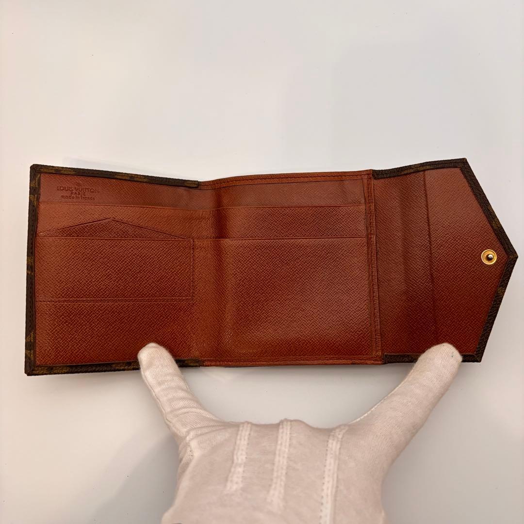 ルイヴィトン✨モノグラム✨ポルトモネ ビエ カルトクレディ Ｗホック 折り財布