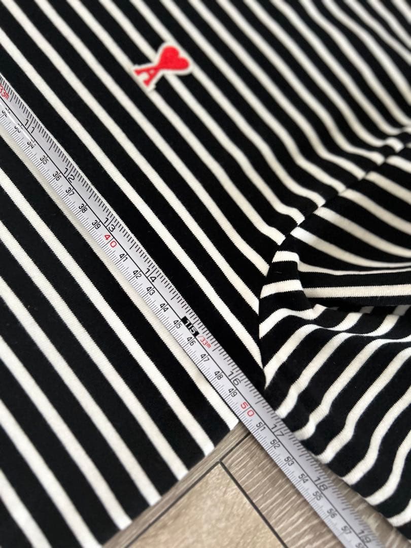 あんぱんまんさま専用 ami paris メンズボーダー長袖T Mサイズ