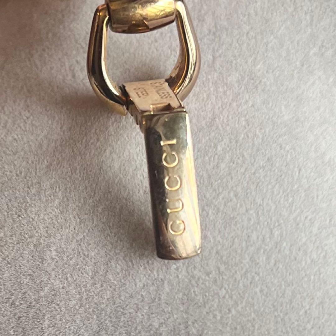 GUCCI Watch 139.5 3P ダイヤモンド シェル文字盤 PG 稼働