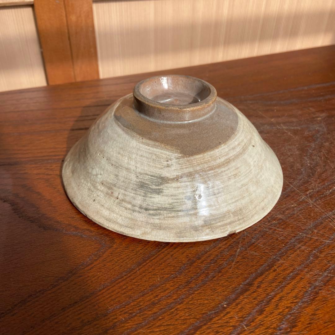 李朝古花三嶋茶碗