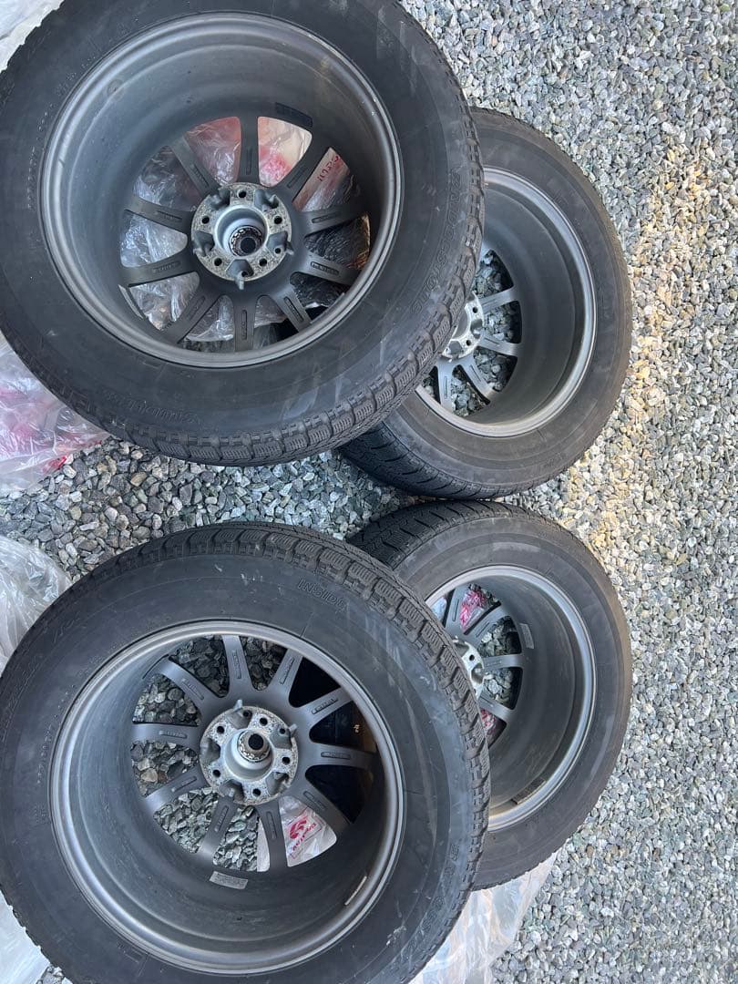 アルファードホイール　　ブリヂストンスタッドレスタイヤ 17インチ