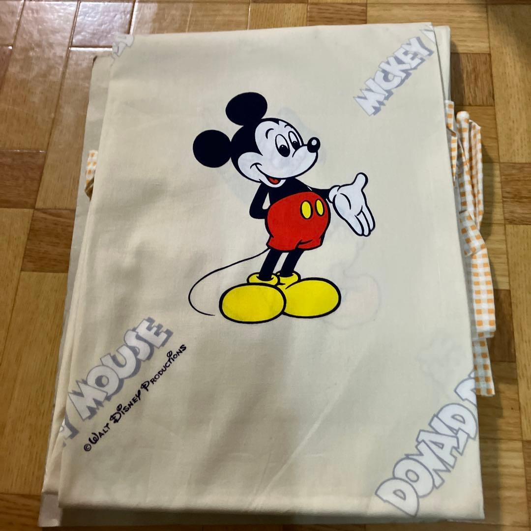ディズニー　ミッキーマウス　カーテンレトロ　ディズニーレトロ　縦180 横103