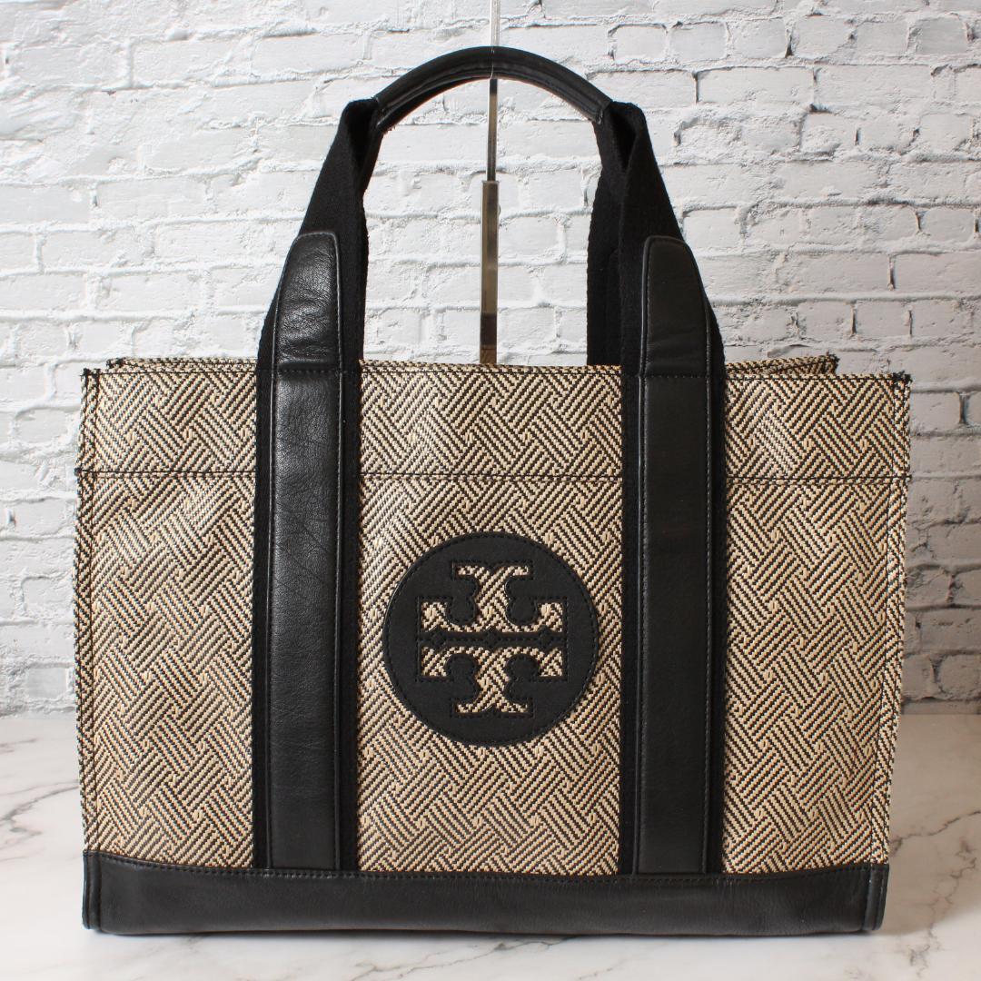 ✨極美品✨ トリーバーチ トートバッグ ハンドバッグ キャンバス レザー A4