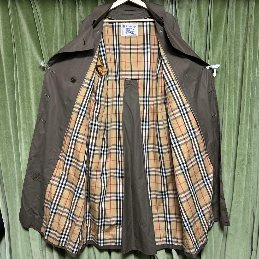 Burberry カーキライナー付きトレンチコート11Aノバチェック