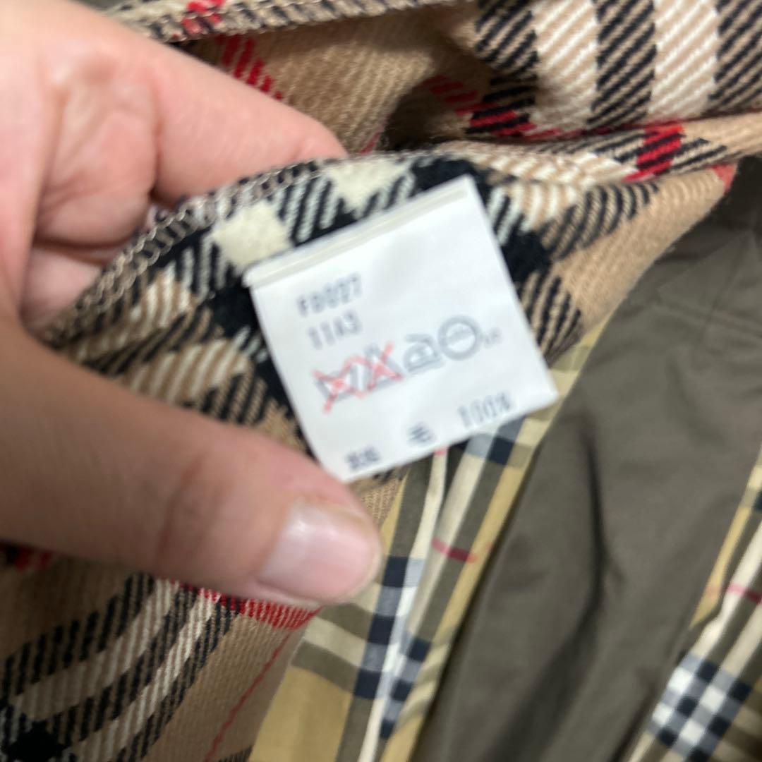 Burberry カーキライナー付きトレンチコート11Aノバチェック