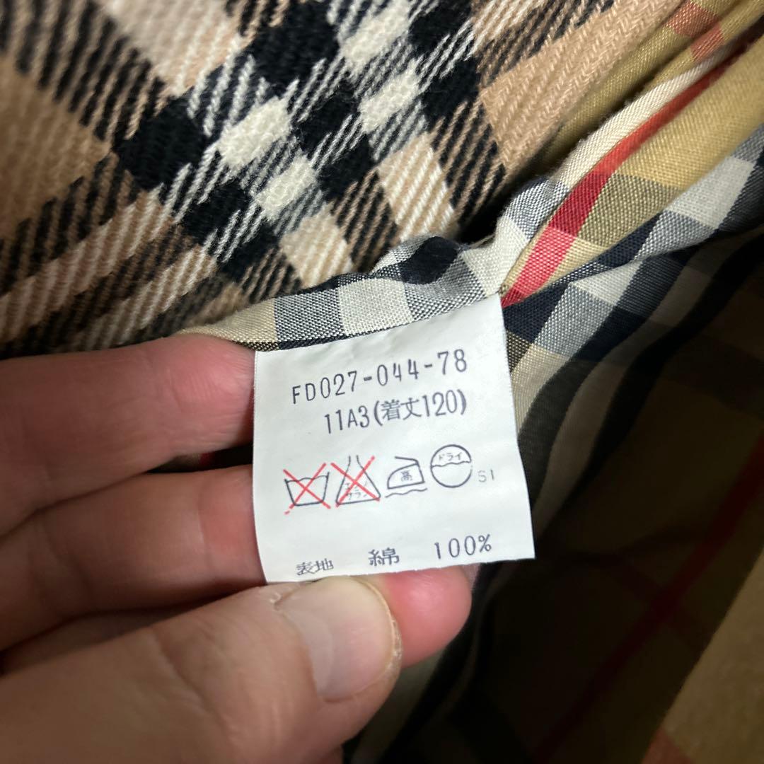 Burberry カーキライナー付きトレンチコート11Aノバチェック