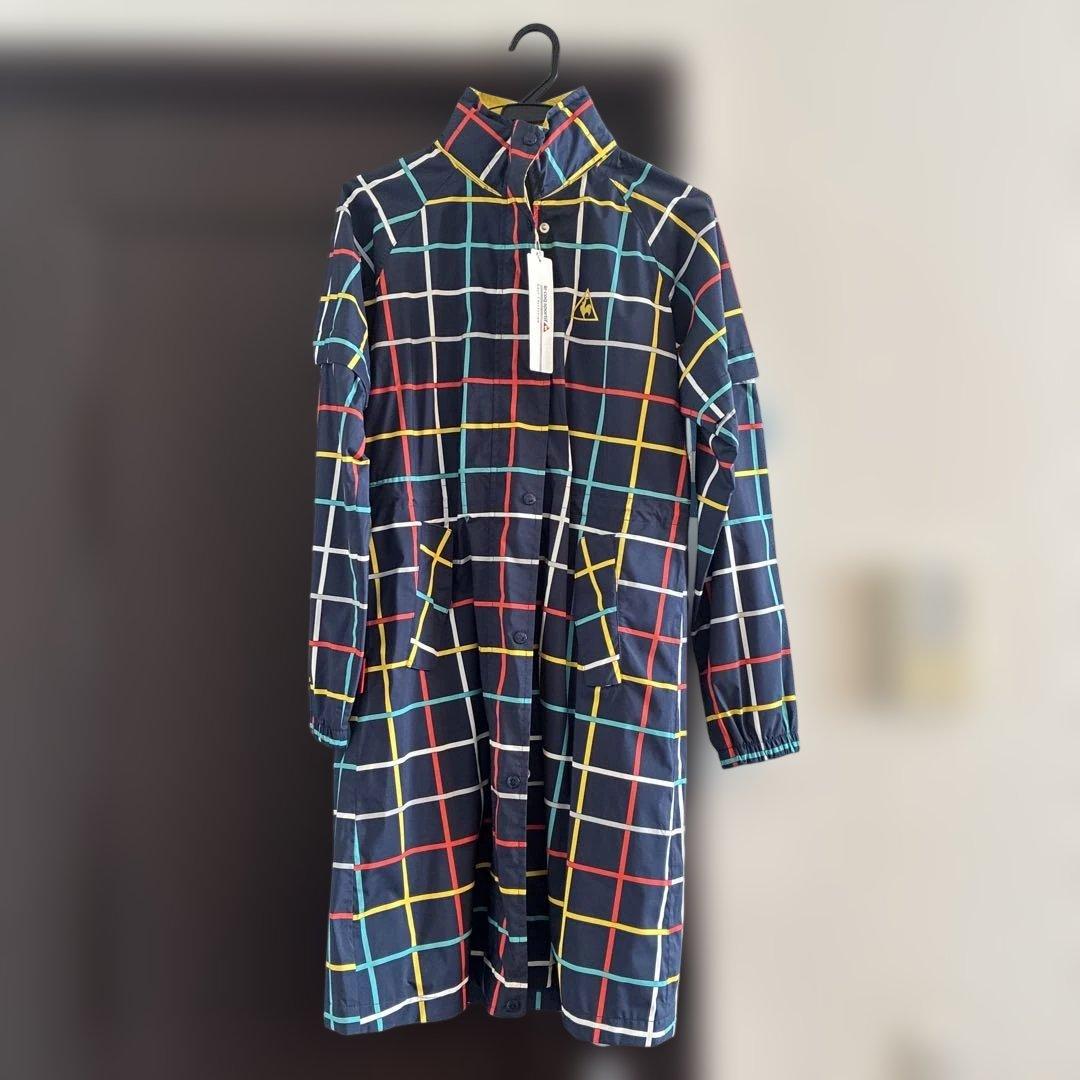 【タグ付未使用】le coq sportifレディース　ロングレインウェア