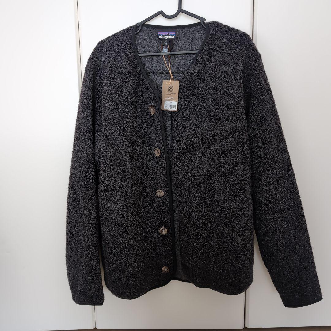patagonia メンズ・リクレイムド・フリース・カーディガン M 黒