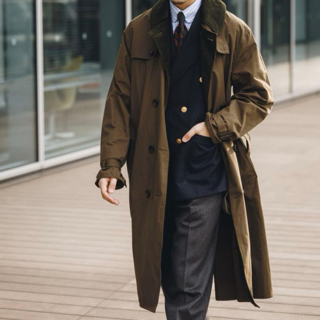 Barbour × BEAMS F別注 WHITLEY トレンチコート　36