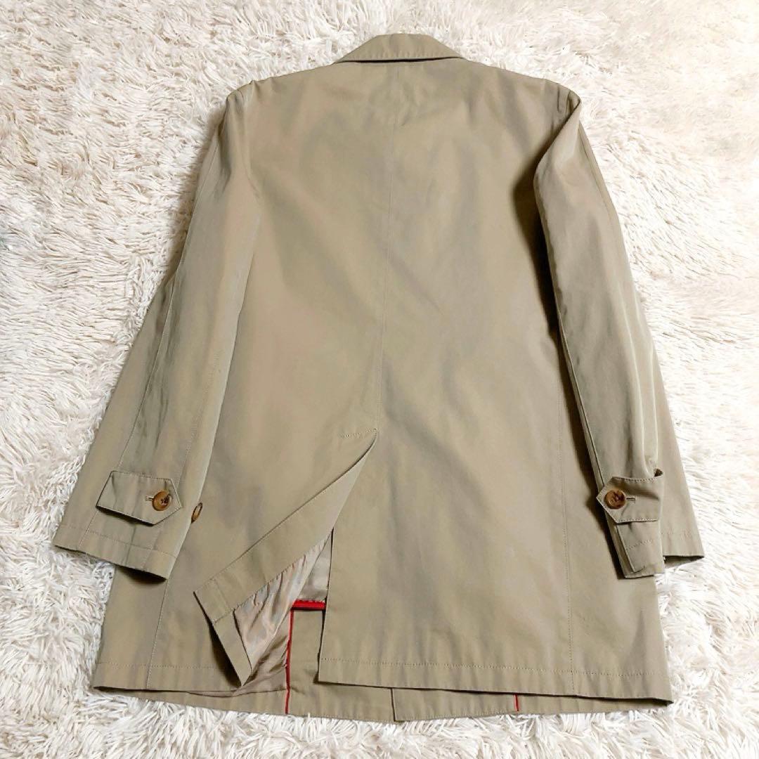 【花柄ライナー・美品】ポールスミスコレクション　ステンカラーコート　L　ベージュ