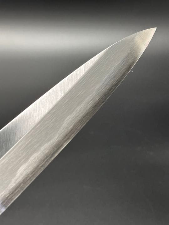 業務用 柳刃 青ニ 尺寸 300mm 本霞 鞘付き