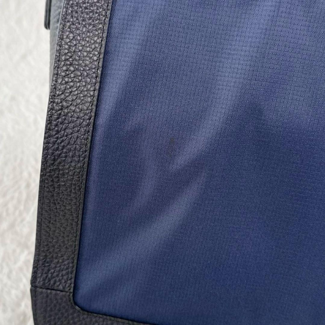 ☆美品 コールハーン メッセンジャーバッグ シボ革 2WAY ショルダーバッグ