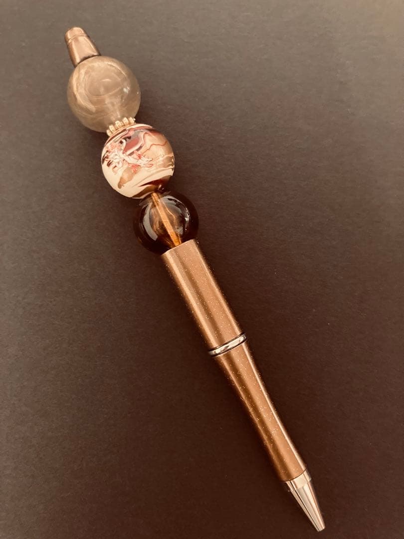 ⌘妖狐⌘赤紅色・化け狐　和風　中華風カスタムボールペン　九尾