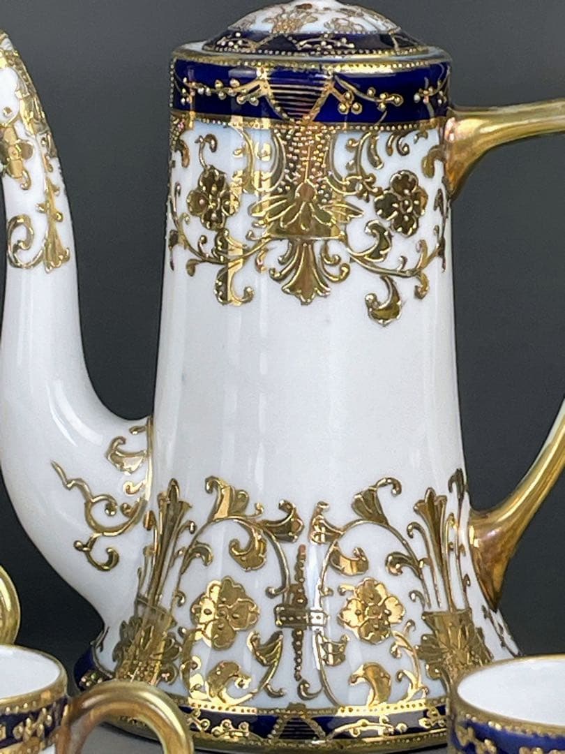 【専用】オールノリタケ デミタスセット ティーポット カップ ソーサー2客セット