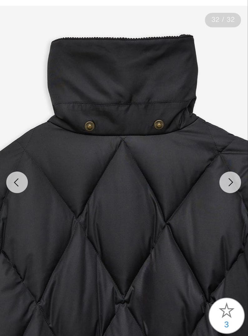 Barbour Yasminキルティング ダウン ジャケット ロング　タグ有り