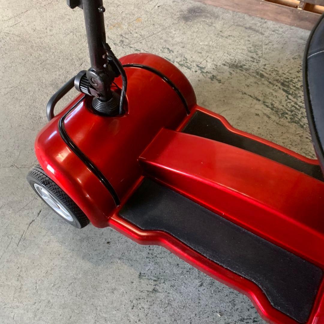 J128R 電動シニアカート X-01移動補助用 レッド
