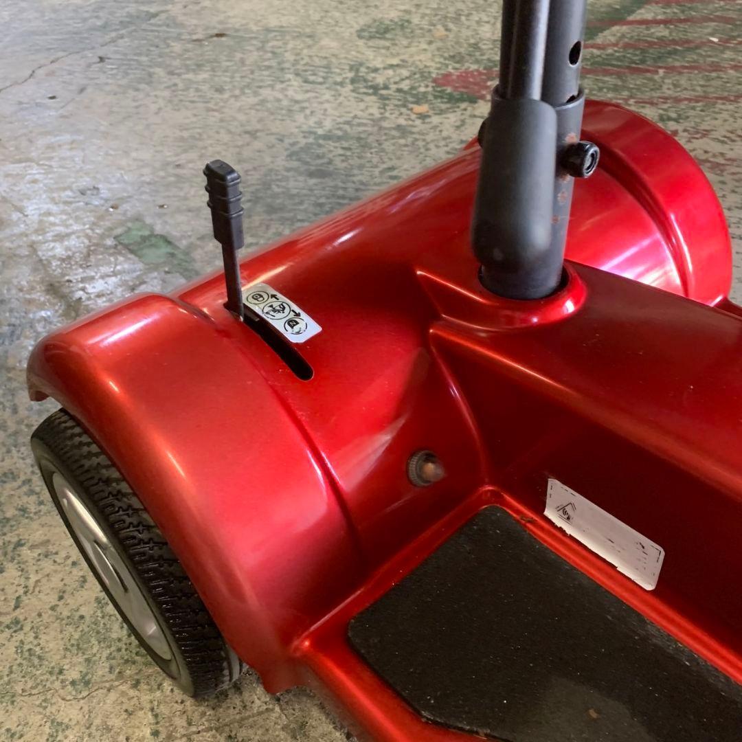 J128R 電動シニアカート X-01移動補助用 レッド