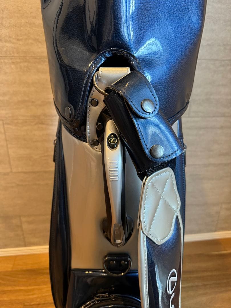 LEXUS ゴルフキャディバッグ ネイビー/シルバー