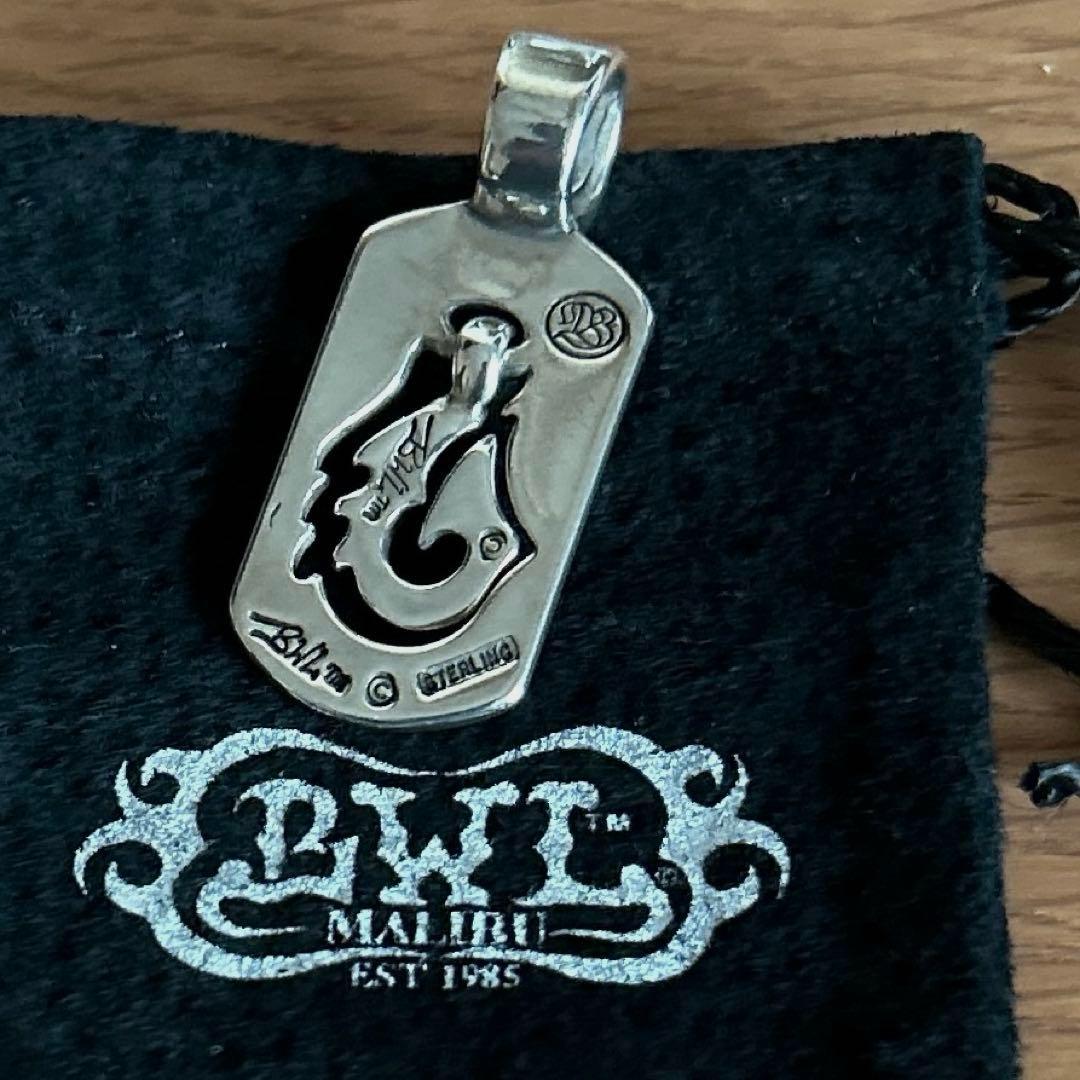 BWL ビルウォールレザー　フィッシュフック ドッグタグ　ペンダントトップ