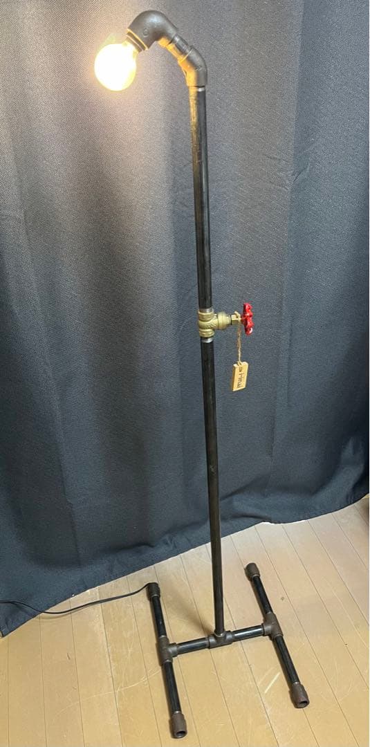 i-inai【イイナイ】配管ライトスタンド　レトロ　アンティーク　家具