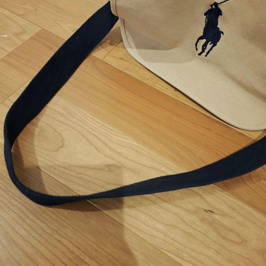 【ポロラルフローレン】ビッグポニーロゴ メッセンジャーバッグ ショルダーバッグ