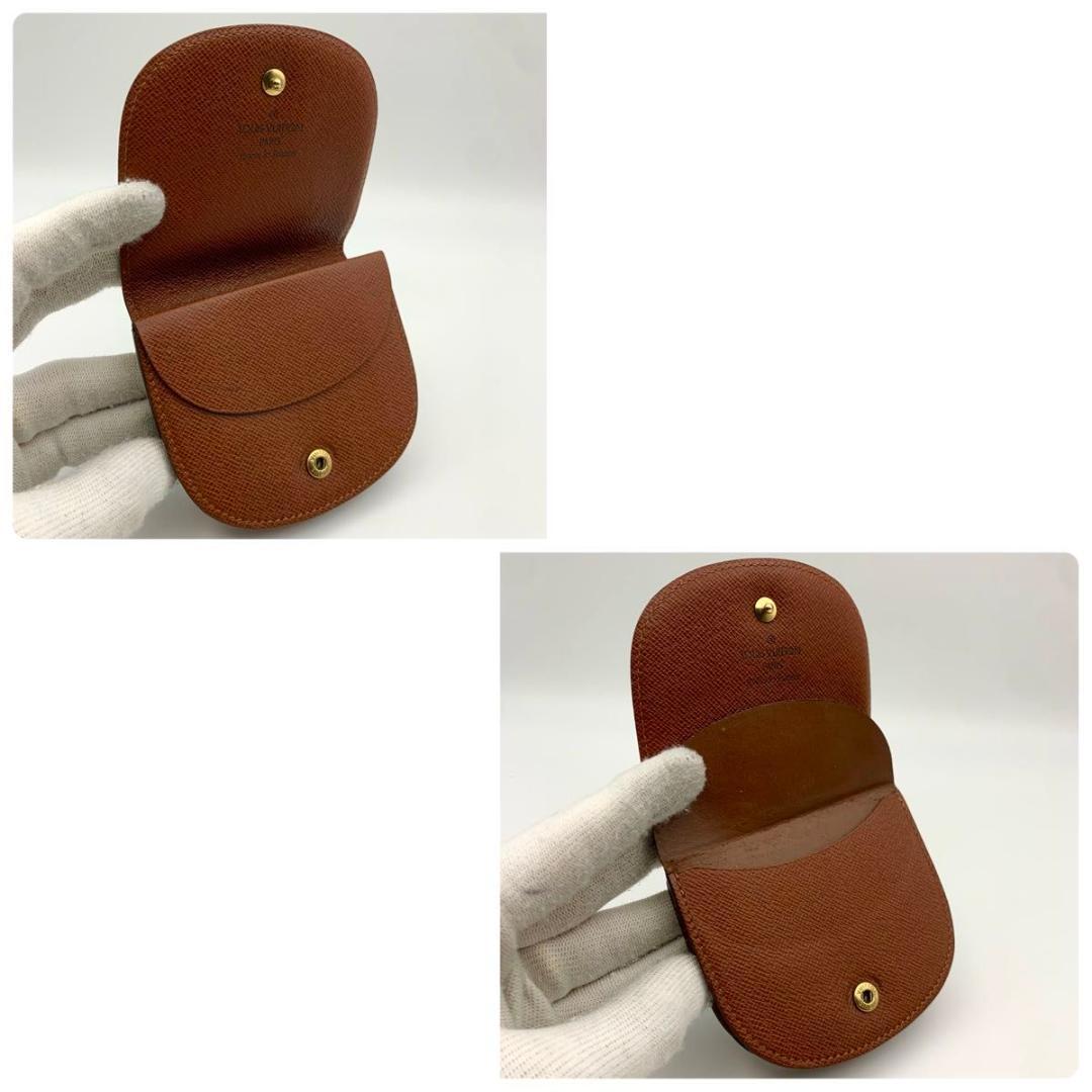 鑑定済み ルイヴィトン ポルトモネ グゼ ケース 財布 コンパクト 小銭