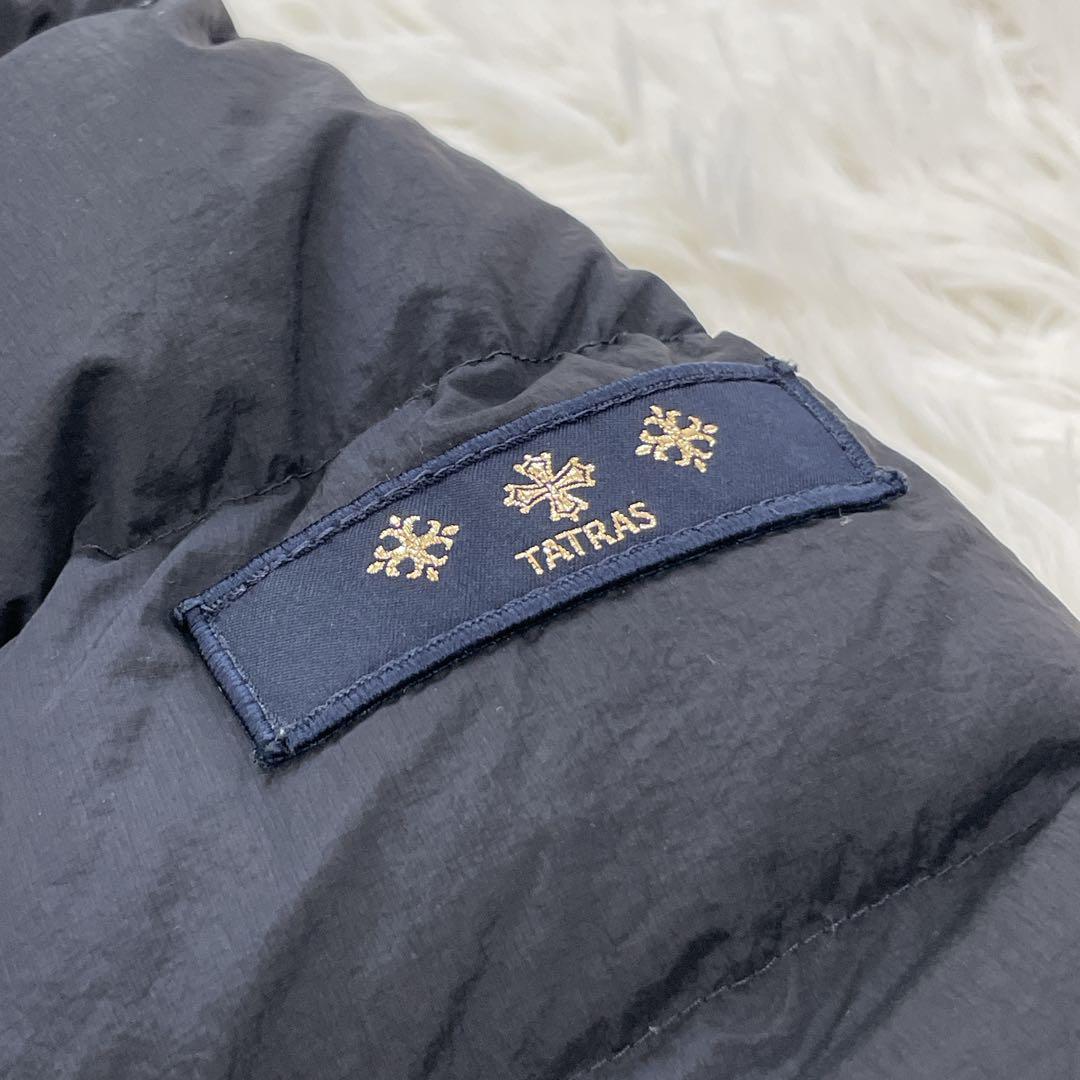 タトラス ダウンコート ポリテアマ 20年 01 高級ダウン Aライン ネイビー