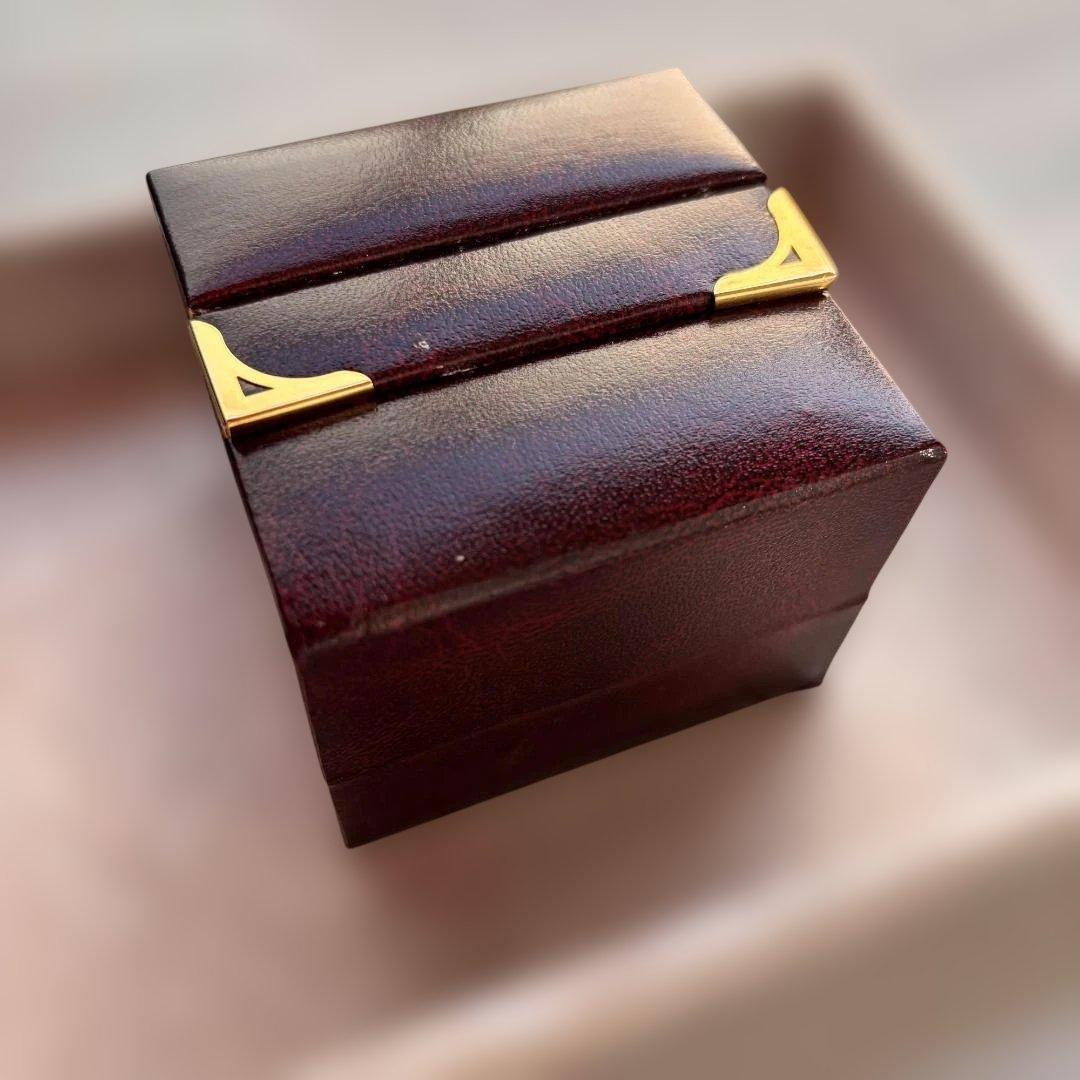 美品 K18 シトリントパーズ ダイヤ リング 13号程