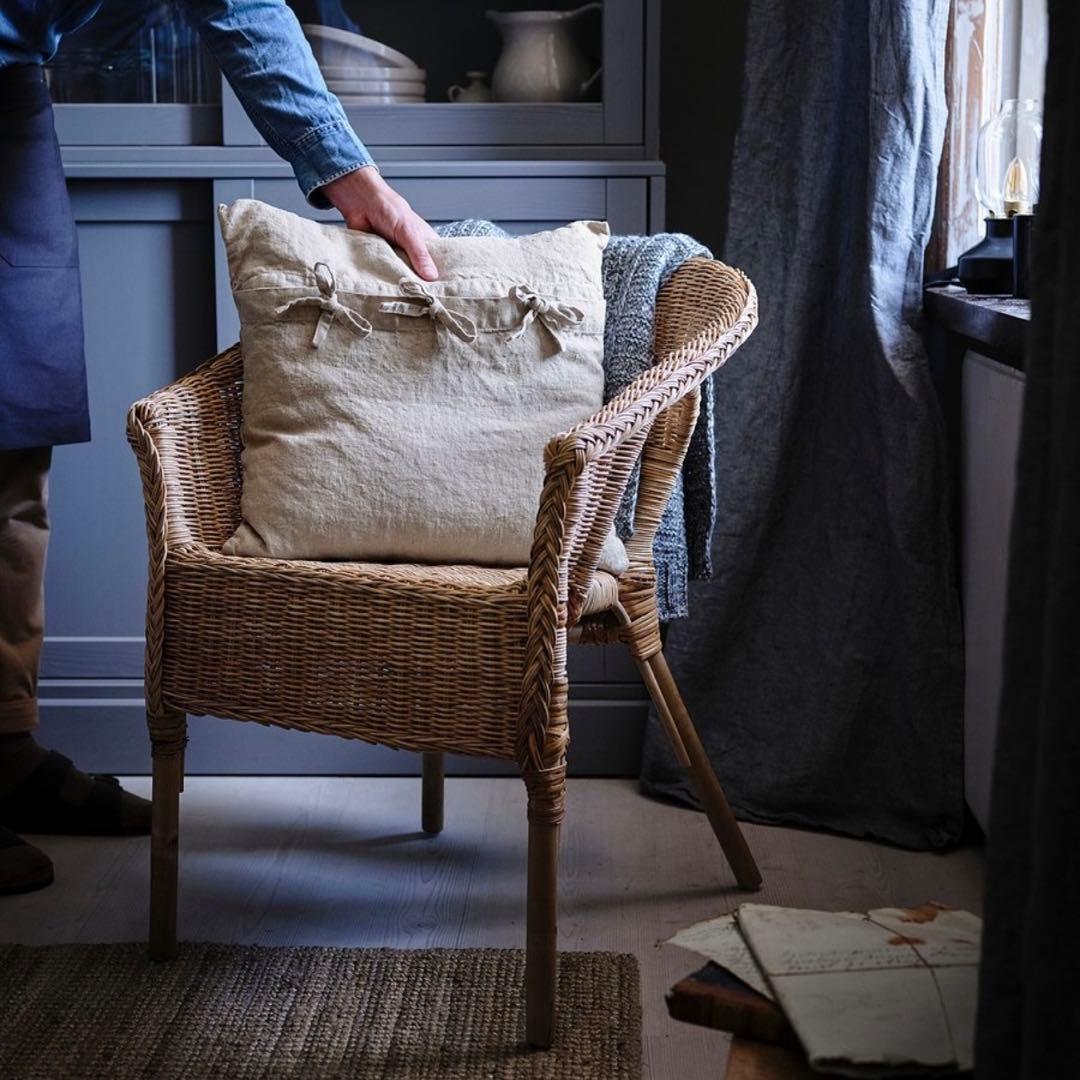 イケア　アーゲン　ラタンチェア　IKEA AGEN