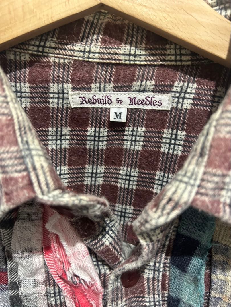 Rebuild by Needles チェックシャツ　Mサイズ