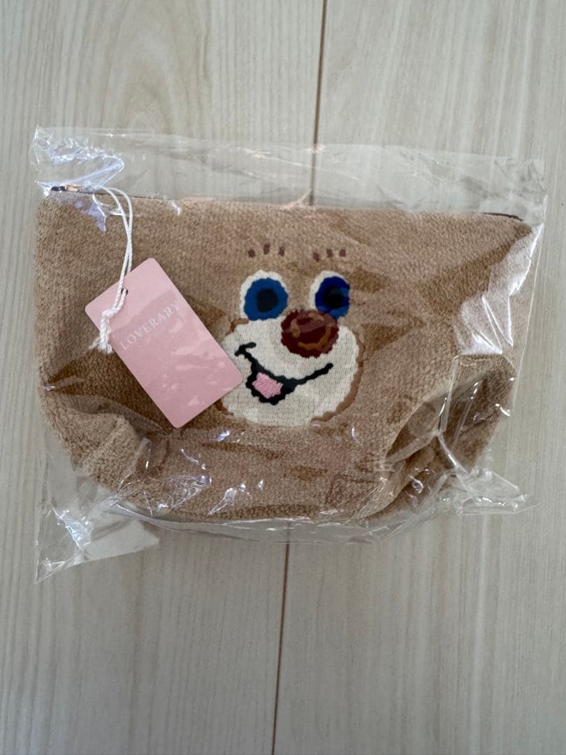 新品未使用　LOVERARY by FEILER ドアップテディ クマ ポーチ