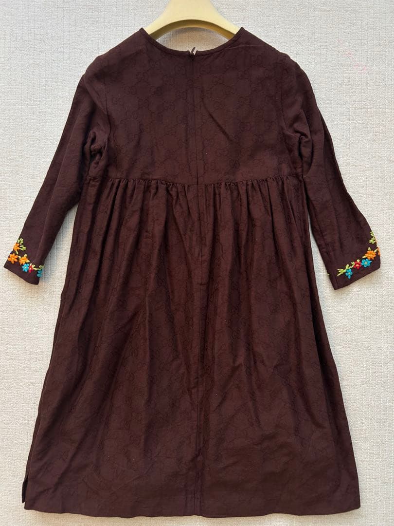 【美品】GUCCI フラワー刺繍　ワンピース