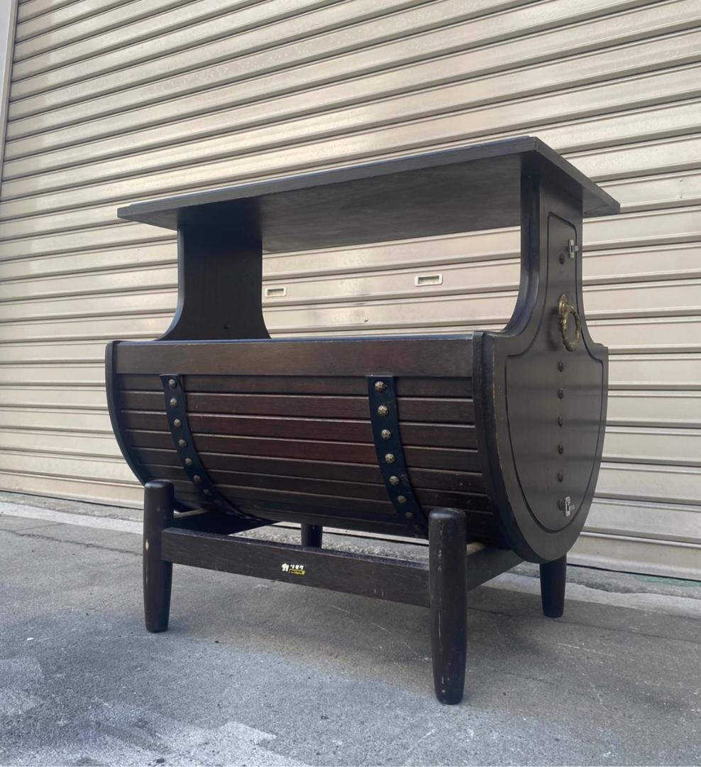 A415◆オールドカリモク◆サイドテーブル 古道具 ヴィンテージ カリモク