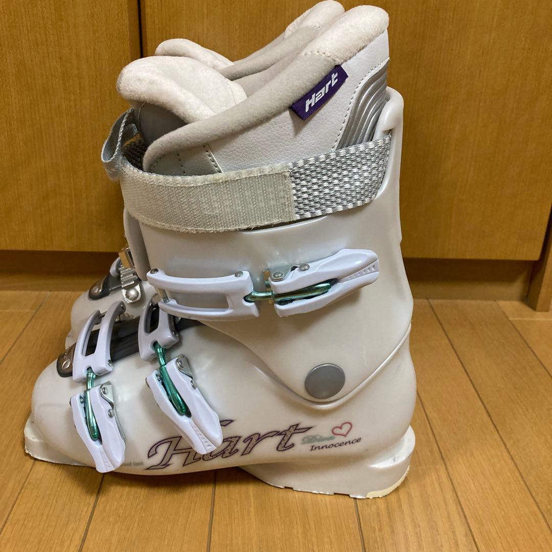 ⭐︎タイムセール⭐︎KAZAMAスキー板・ポールセット&Hartスキーブーツ23cm