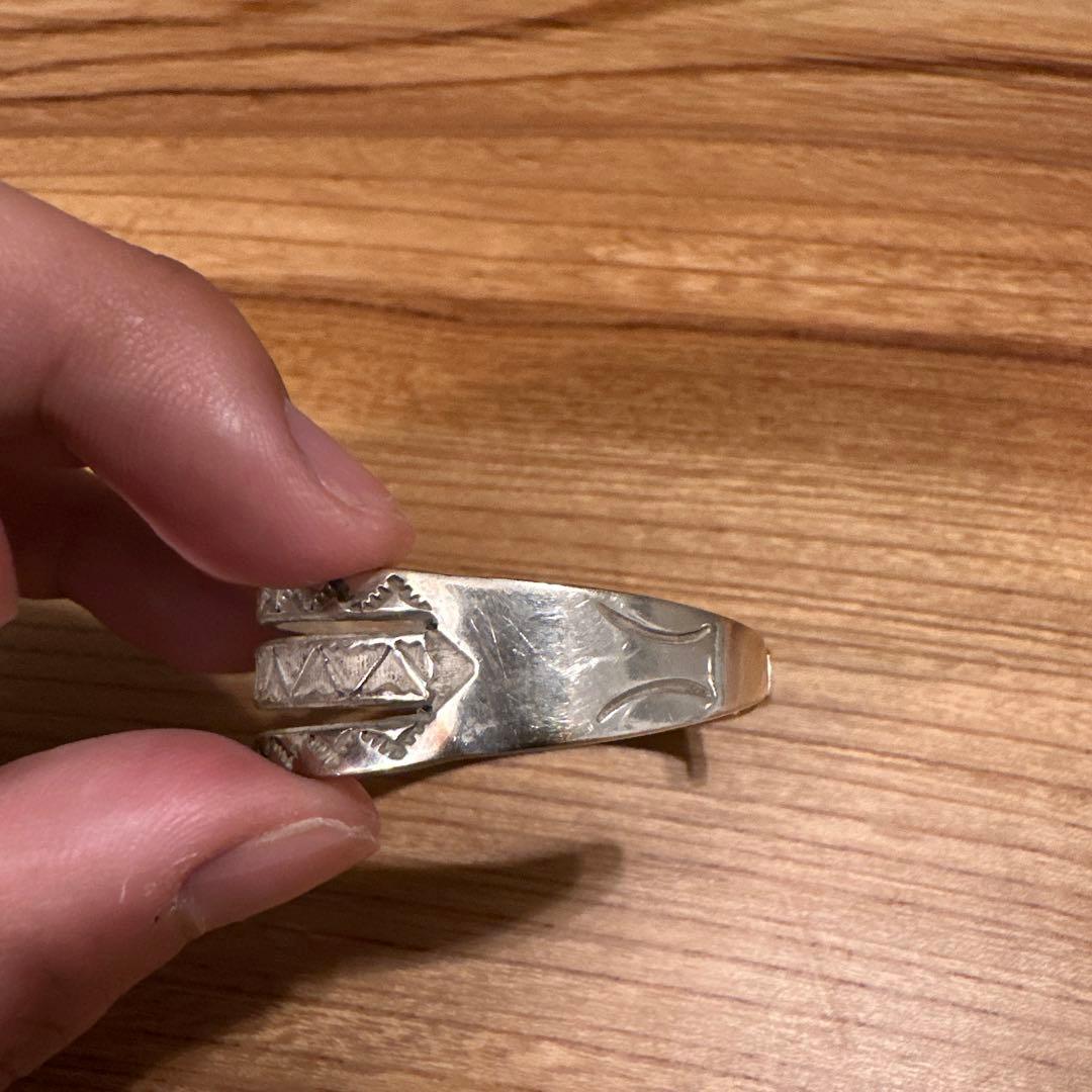 NAVAJO ナバホ ANDY CADMAN ワイドバングル 重厚