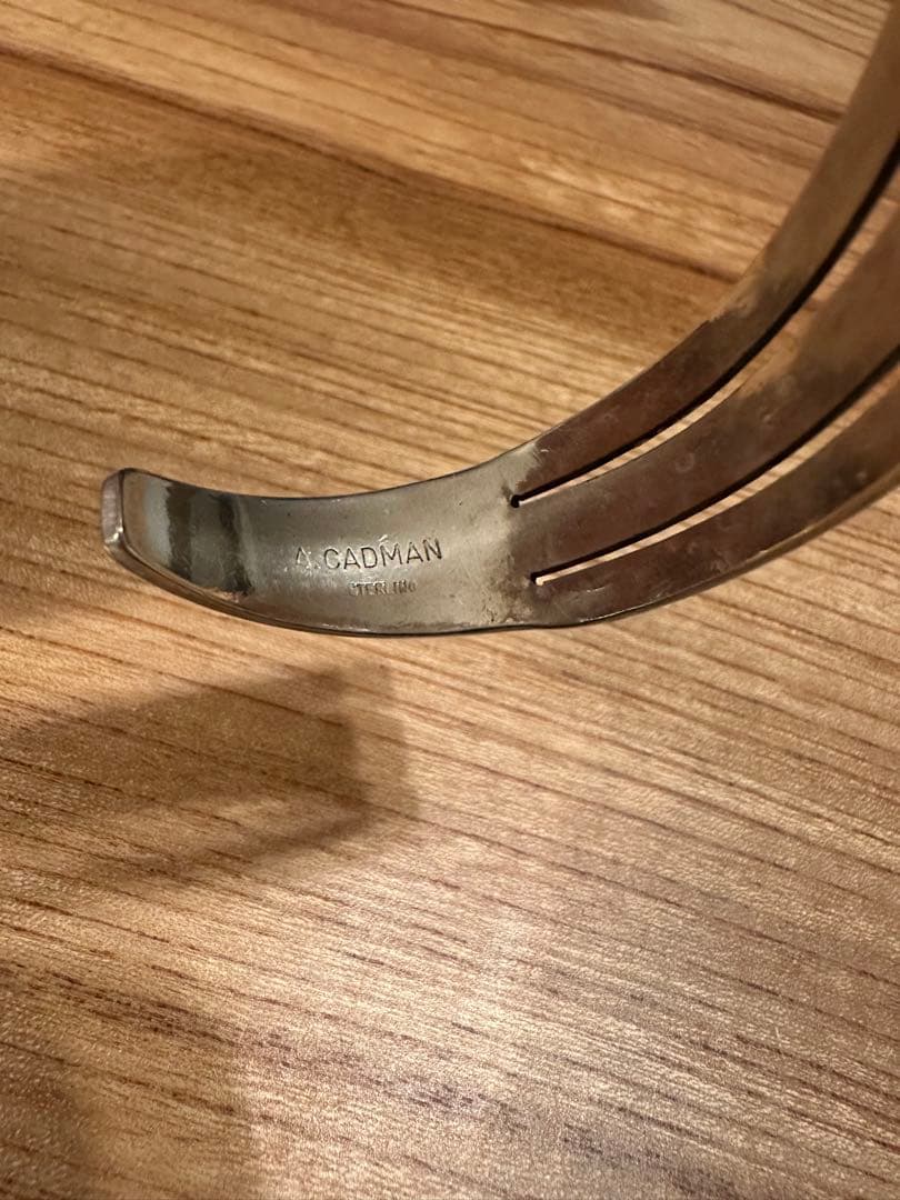 NAVAJO ナバホ ANDY CADMAN ワイドバングル 重厚