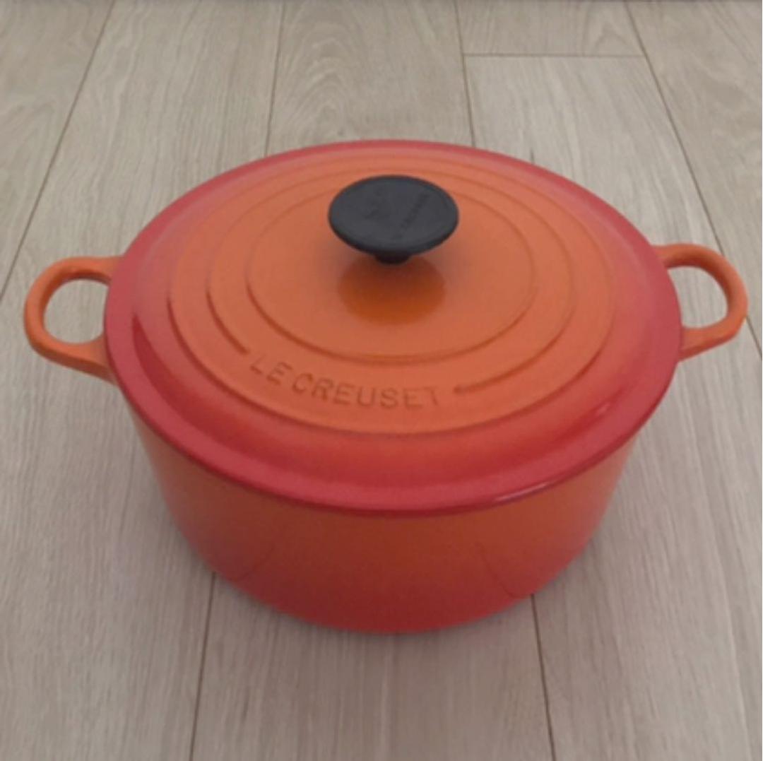 ルクルーゼ ル・クルーゼ ココットロンド　オレンジ