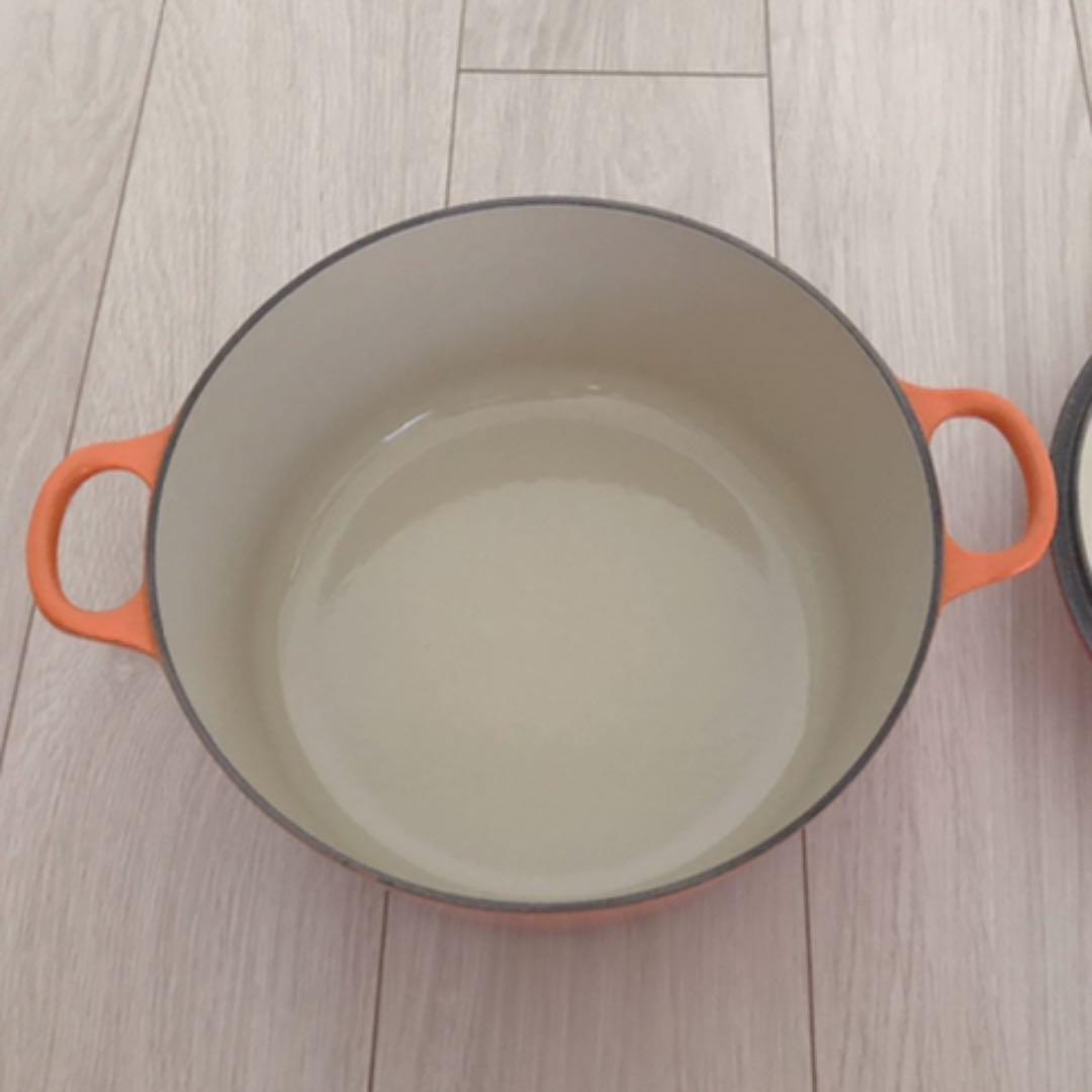 ルクルーゼ ル・クルーゼ ココットロンド　オレンジ