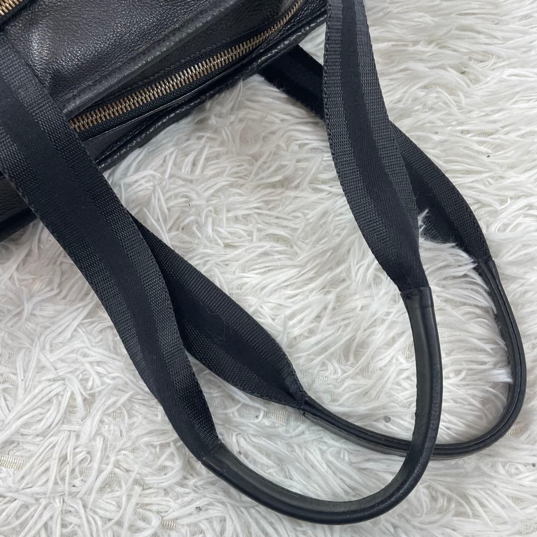 PORTER DELIGHTトートバッグ　ブラック　レザー　内カモフラ