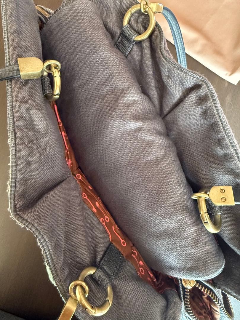 こ*る様 JAMIN PUECH ジャマンピエッシュ　花刺繍　トートバッグ　袋付