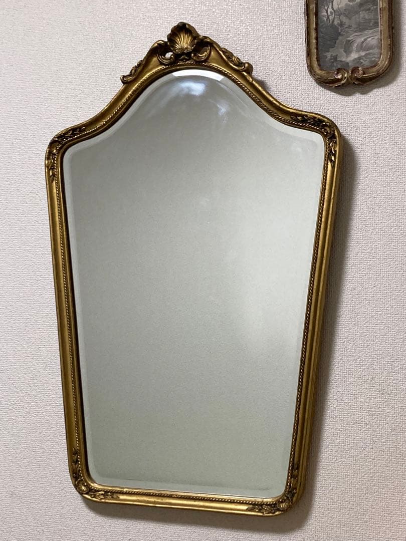 ミラー　壁掛け　アンティーク　鏡