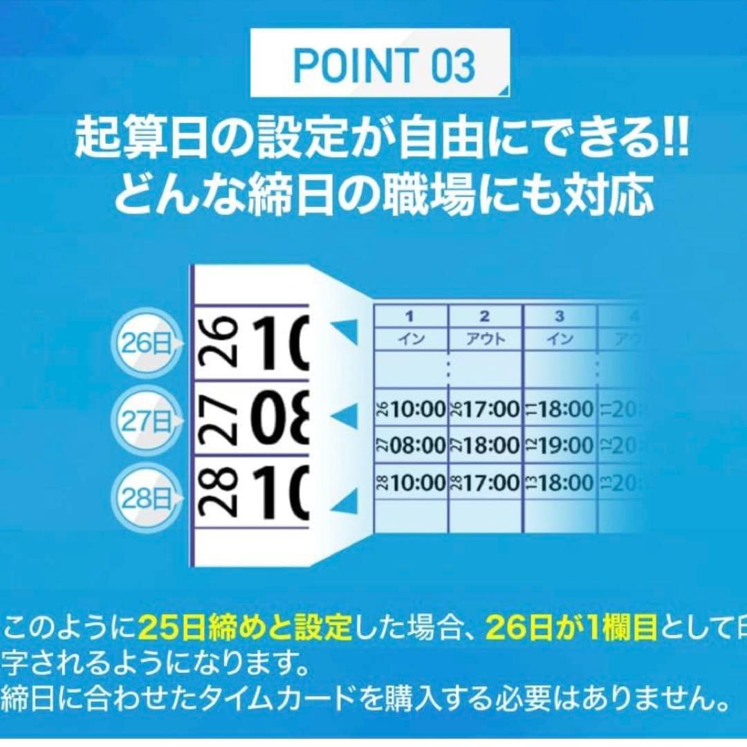 【ほぼ未使用品】　VOICE VT-1000 タイムカードリーダー　タイムカード